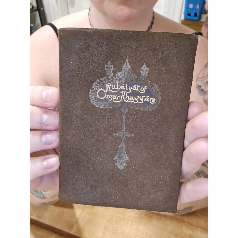 Rubaiyat of Omar Khayyam By George Harrap Suede Cover Circa 1910